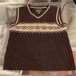 Abercrombie & Fitch V neck sleeves sweater Small